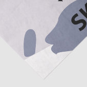 Skiën gaat gewoon met de flow skiën tissuepapier (Detail)