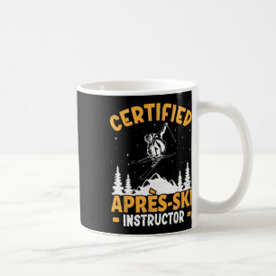 Skiën Gecertificeerde Apres-ski Instructeur Lustig Koffiemok