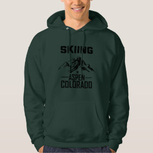 Skiën in Aspen, Colorado Hoodie