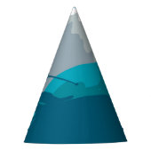 Skiën in bergen - Skiers Feesthoedjes (Voorkant)