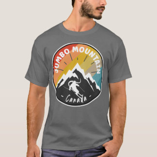 Skiën in Jumbo Mountain Canada T-shirt