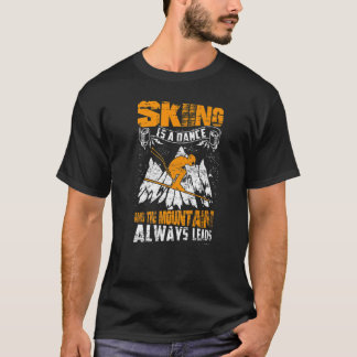 Skien is een dans en de berg leidt altijd naar het t-shirt