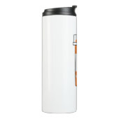 Skien is mijn geneesmiddel thermosbeker (Gedraaid links)