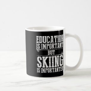 Skiën Kunst Voor Mannen Vrouwen Kinderen Winterspo Koffiemok