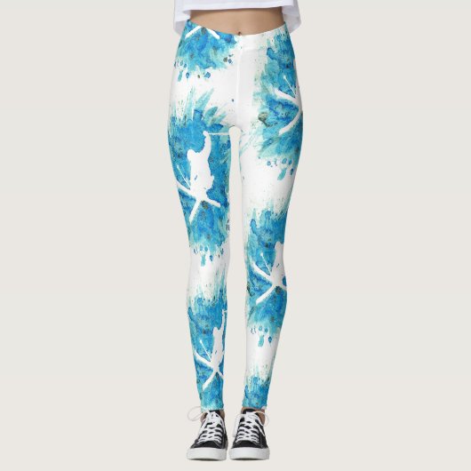 Skiën leggings (Voorkant)