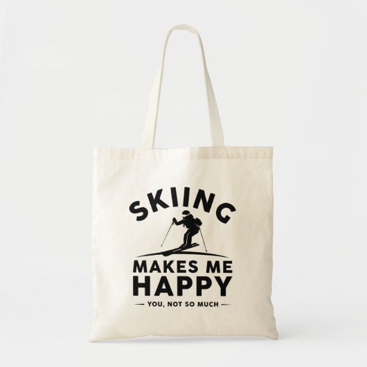 Skien maakt me blij dat je niet zo veel tote bag (Voorkant)