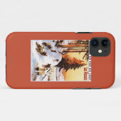 Skiën op het Poster Vosges Case-Mate iPhone Case (Achterkant (horizontaal))