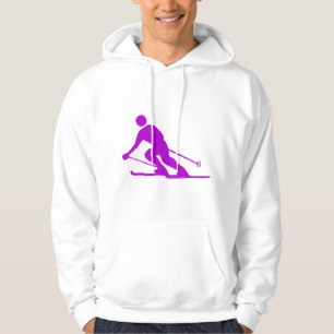Skiën - Paars Hoodie