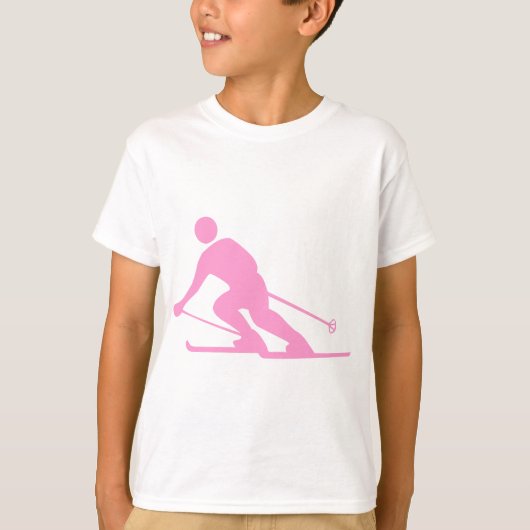 Skien - Roze T-shirt (Voorkant)