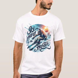 Skiën, scheren, schijnen harder | Apres Skier T-shirt
