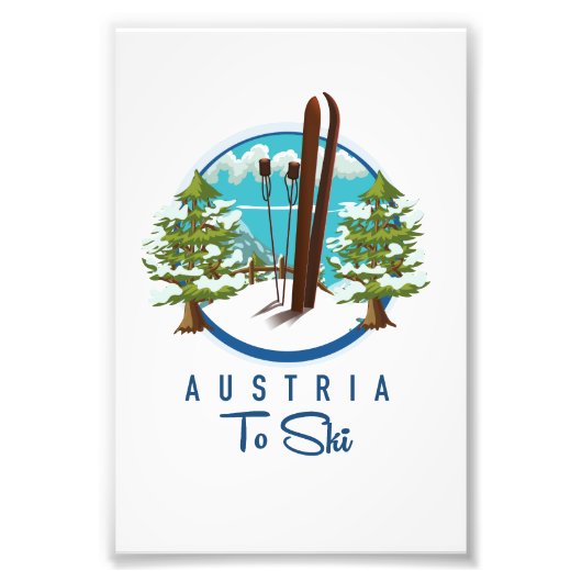 Skien, ski poster logo. (Voorkant)