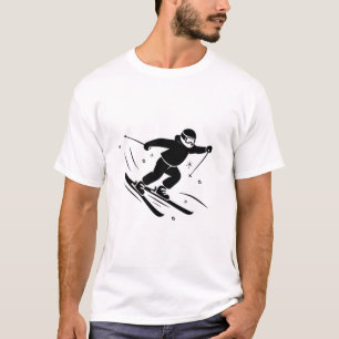 Skiën - Skiën Wintersport T-shirt
