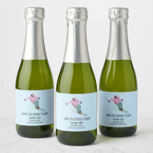 Skiën Sparkling Wijnetiket