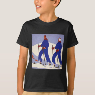 Skiën t-shirt