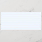 skiën trouwtekening menu (Achterkant)