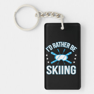 Skiende cadeaus Ik zou liever gaan slapen Sleutelhanger