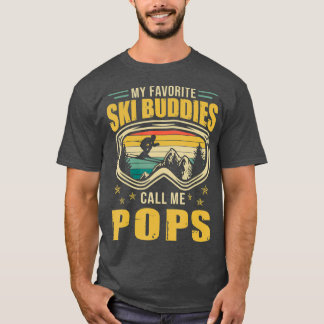 Skiende Mijn favoriete Ski Boeddies noemen me T-shirt