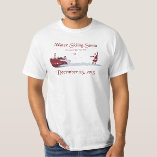 Skiende Santa Claus - Chautauqua Lake T-shirt