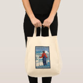 Skier Admiring - Stevens Pass, Washington Tote Bag (Voorkant (product))