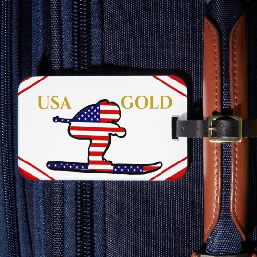 SKIER BAGAGELABEL (Voorkant Insitu 4)