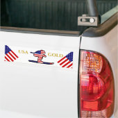 SKIER BUMPERSTICKER (Op Truck)