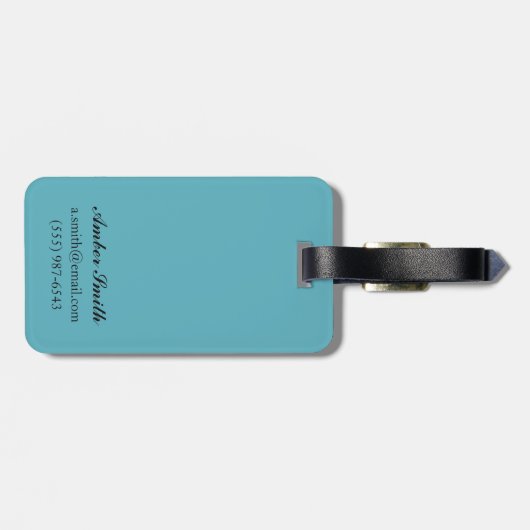 Skier Carrying Snow Skis - Idaho Bagagelabel (Achterkant horizontaal)