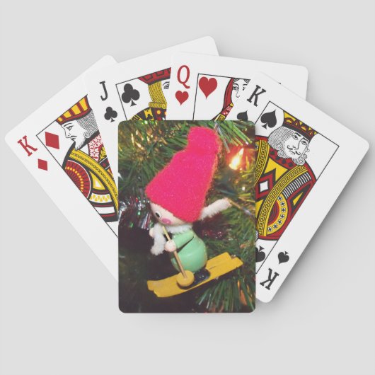 Skier Deck van kaarten (Achterkant)