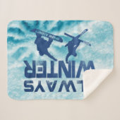 Skier et snowboardeur Jeter la couverture (Devant (Horizontal))