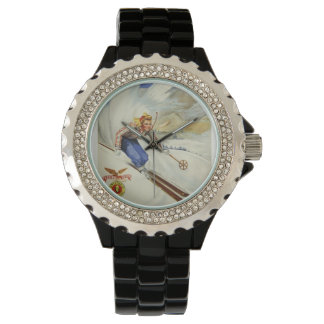 Skier Horloge