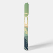 Skiër op de top van de berg Case-Mate iPhone case (Achterkant / Rechts)