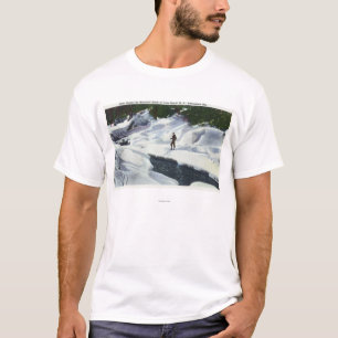 Skier-pausen voor het hele land door Mountain Broo T-shirt