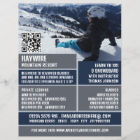 Skier Portrait, Ski/Snowboarding Lessen/klassen