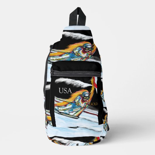 SKIER SLING BAG (Voorkant)