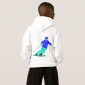 Skier Snow Skiing (Achterkant volledig)