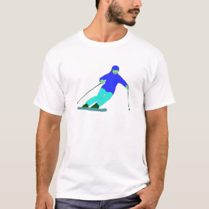 Skier Snow Skiing T-shirt