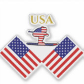 SKIER STICKER (Voorkant)