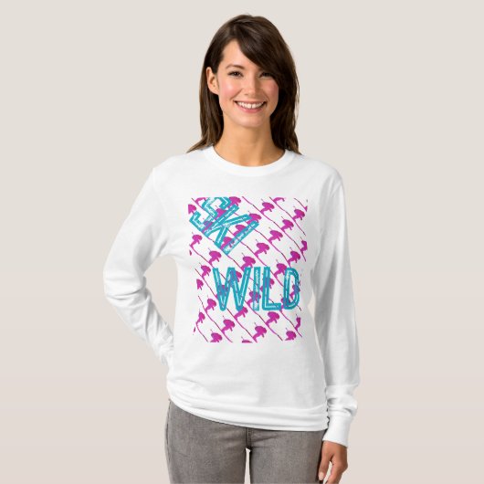 SKIËR T-SHIRT (Voorkant volledig)