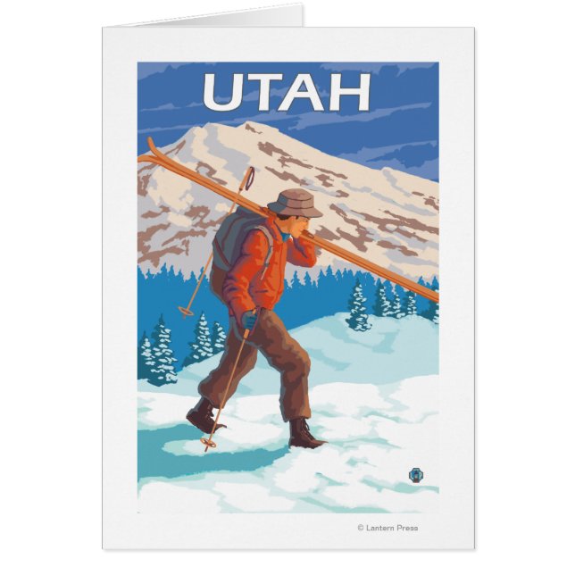 Skier transportant SkisUtah (Devant)