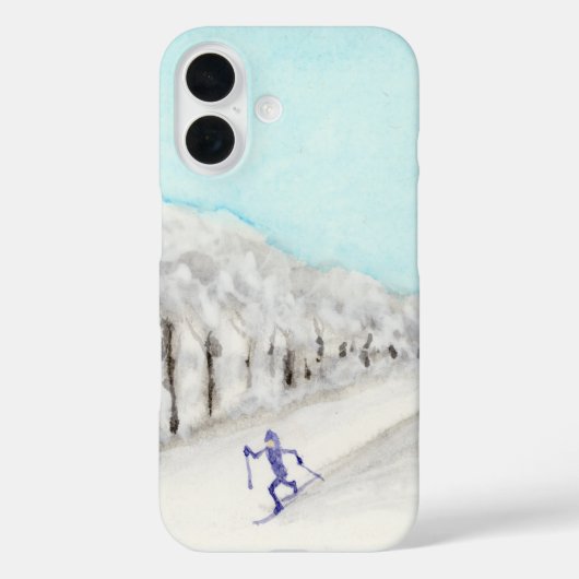 Skier voor kruisland Case-Mate iPhone case (Achterkant)