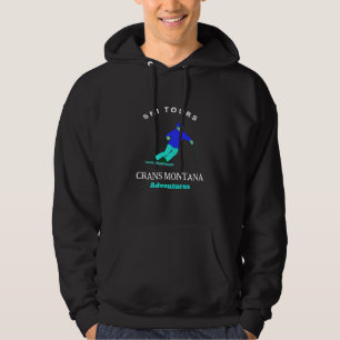 Skier Winter Sport Ski Adventures  Hoodie