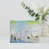 Skiers 1919 briefkaart (Staand voorkant)