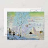 Skiers 1919 briefkaart (Voorkant / Achterkant)