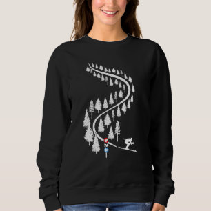 Skiers apres scki powder in Deep Snow Cool Ski Trui