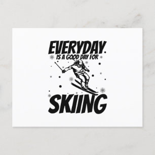 Skiers   Apres-ski Skiing Ski Slopes Vacation Gift Briefkaart