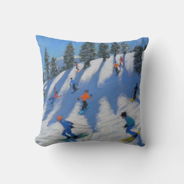 Skiers Lofer 2010 Kussen (Voorkant)