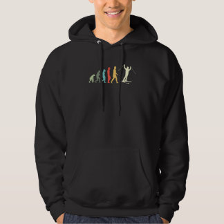 Skiërs maken skitochten langlaufen bergen af hoodie