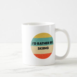 Skierskirtje Ik ging liever skiën Koffiemok