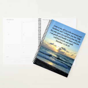 SKIES BLEUS MATTHEW 11:28 DESIGN PHOTO DE LEVER