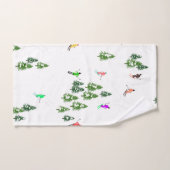 Skieurs alpins Freeride Illustration Ski (Serviette à main)