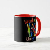 Skieurs de neige BFTG Café Mug (Devant droit)